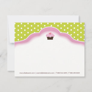 Boulangerie   Cartes pour notes Cupcake