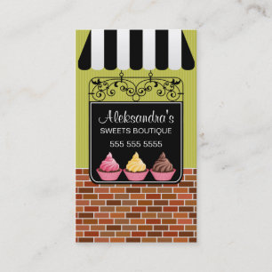 Boulangerie Cupcake Boutique Cartes de visite