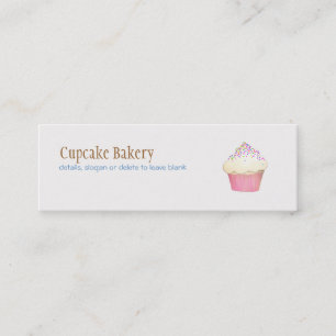 Boulangerie Cupcake MIni Carte de visite