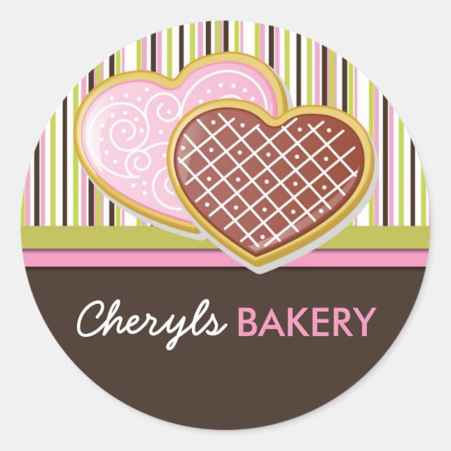 Boulangerie de biscuits Stickers emballage (Devant)