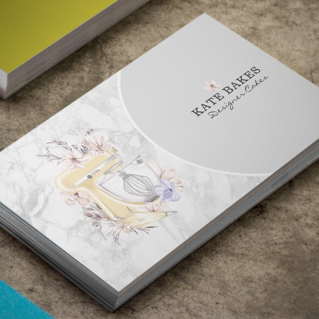 Boulangerie de mélange de gâteau Carte de visite g (Créateur téléchargé)