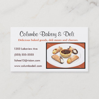Boulangerie, épicerie ou carte de visite faite sur