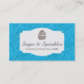 Boulangerie et cartes de visite bleus de