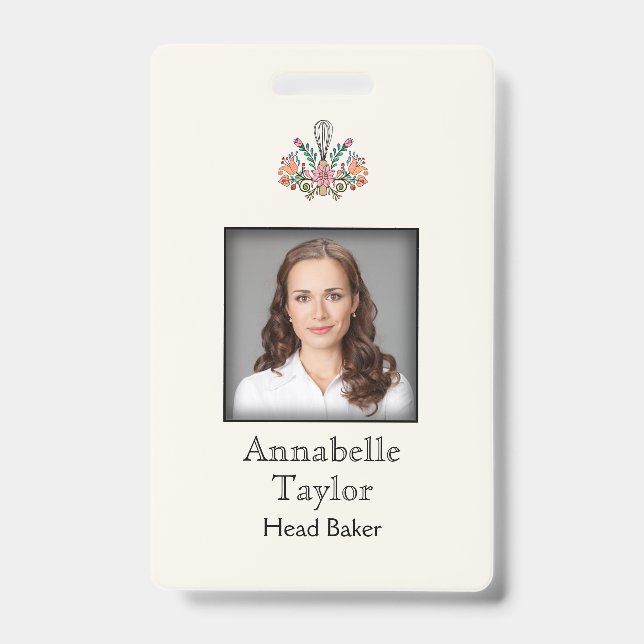 Boulangerie Nom Badge (Avant)