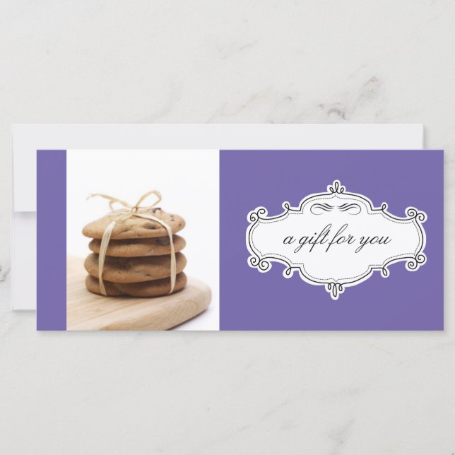 Boulangerie ou Cookie Business Certificats cadeaux (Devant)