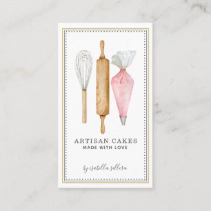 boulangerie pâtisserie Chef Outils Carte de visite