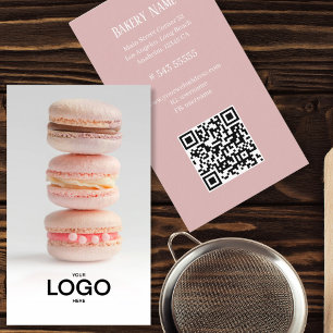 Boulangerie Photo logo qr code Carte de visite