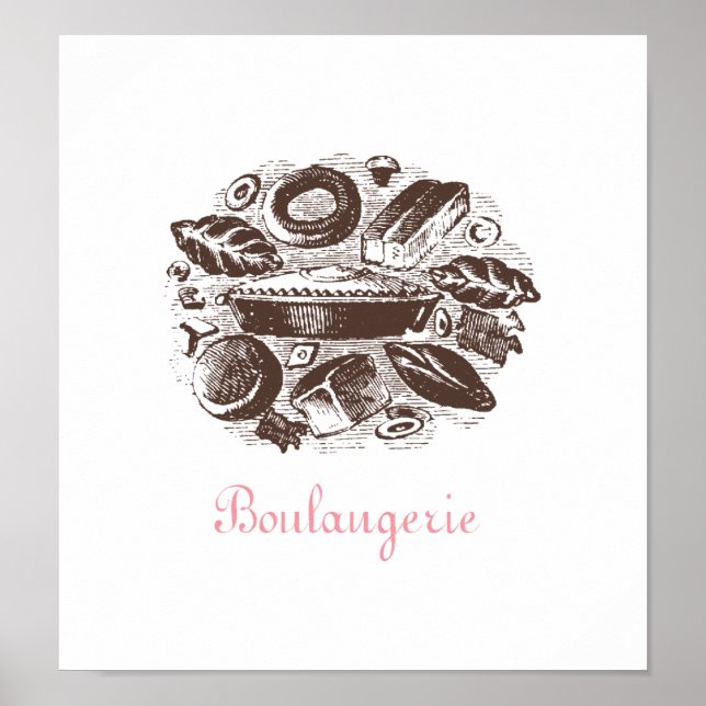 Boulangerie Poster (Devant)