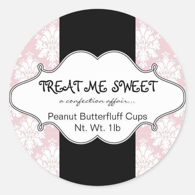 Boulangerie Produits Étiquettes Stickers ronds en  (Devant)