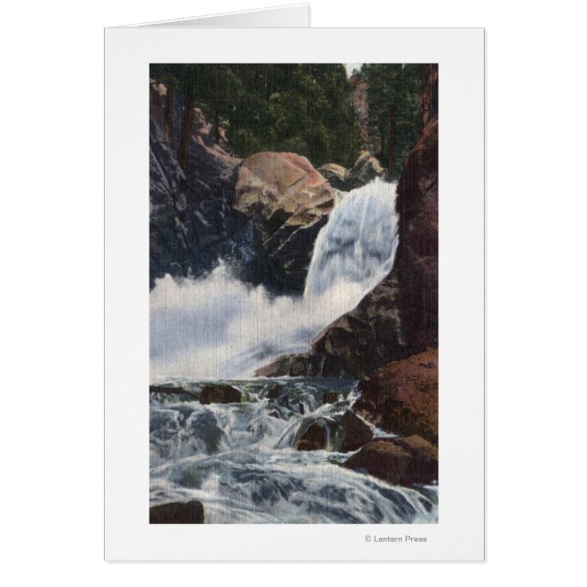 Boulder Falls in Boulder Canyon, Colorado View (Devant)