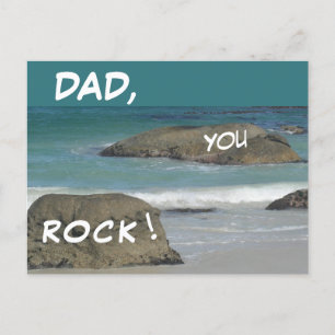Boulders Beach - DAD You ROCK - Carte postale