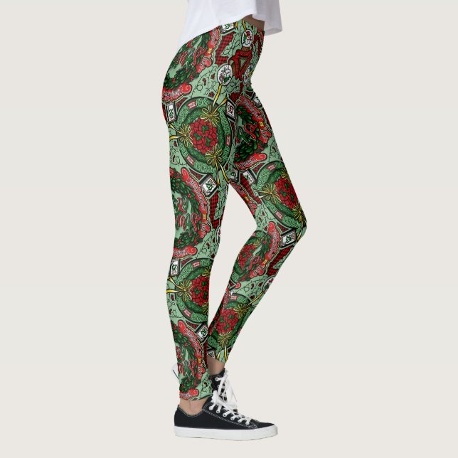 Boule à neige de Noël, Leggings à couronne (Droite)