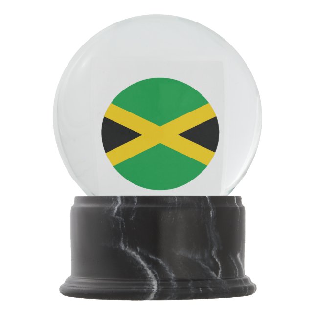 Boule À Neige Drapeau de la Jamaïque (Devant)