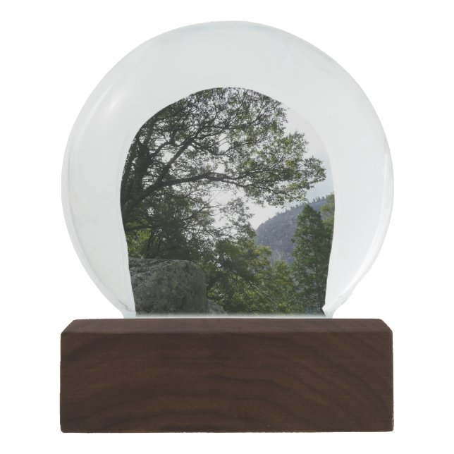 Boule À Neige Matin sur le sentier à Vernal Falls à Yosemite (Devant)