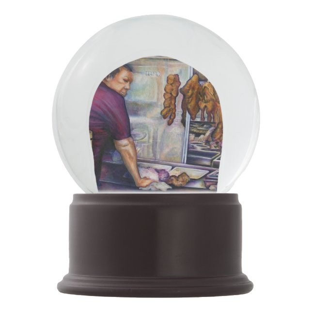 Boule À Neige Singapour embrassé par le soleil (Devant)