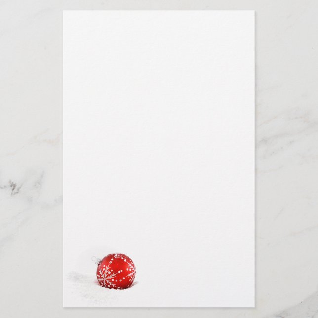 Boule d'arbre de Noël de papeterie de Noël (Devant)