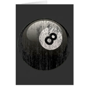 BOULE DE BILLARDS DU NUMÉRO 8 - ÉRODÉE ET ÂGÉE