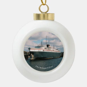 Boule de blaireau ou ornement de flocon de neige