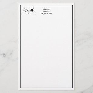 Boule de bowling de sport et papeterie