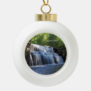 Boule de Canyon Falls ou ornement de flocon de nei