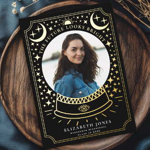 Boule de cristal Witchy Graduation Faire-part phot