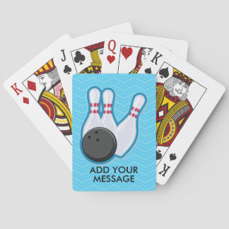 Boule de FunBowling et cartes de jeu de Pin