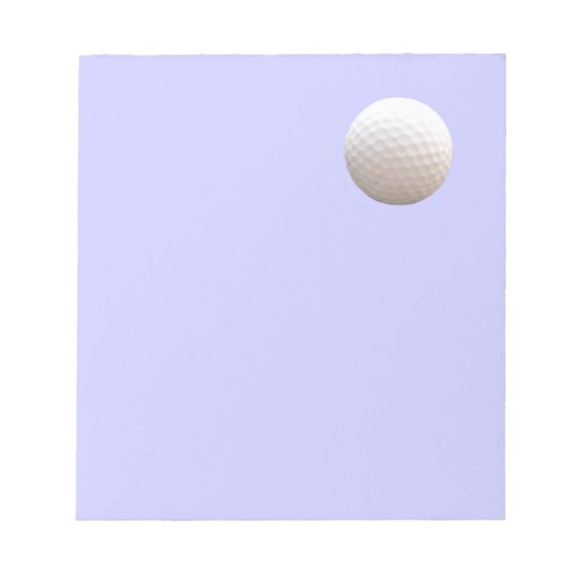Boule de golf dans le bloc-notes Sky (Devant)