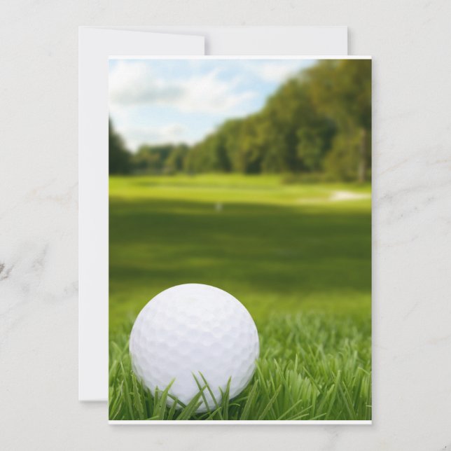 Boule De Golf En Herbe (Devant)