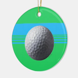 Boule de golf ornement rond
