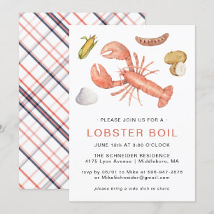 Boule de homard  Invitation de la fête de cuisine