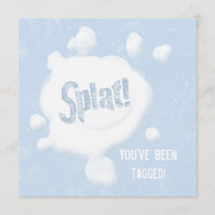 Boule De Neige Splat ! Invitation du parti