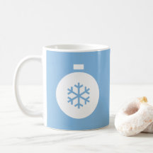 Boule de Noël Boule bleue Café Mug