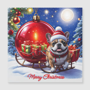 Boule de Noël Bouledogue français Noël