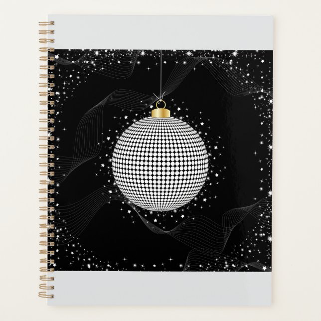 Boule de Noël disco élégante (Devant)