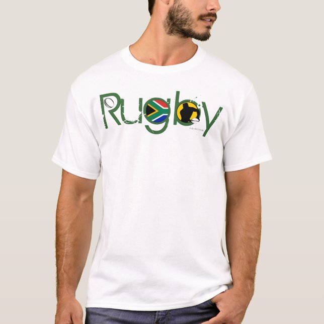 Boule de passage de T-shirt de fans de rugby de (Devant)