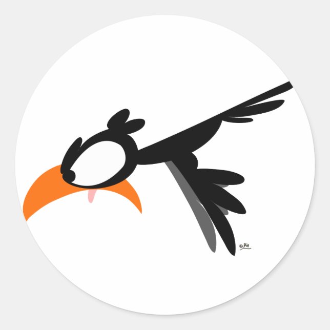 Boule de plongée dans le nez :) autocollant (Devant)