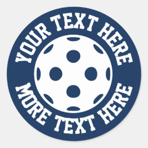 Boule de wiffle personnalisée Autocollants de fête