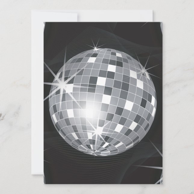 boule disco argent (Devant)