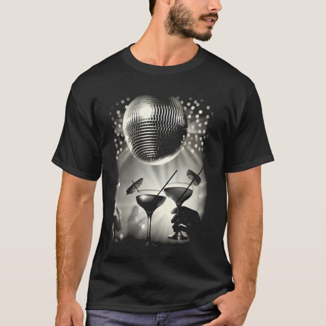 Boule Disco Noir et Blanc Haut talons Tequila (Devant)