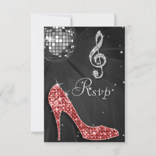 Boule disco noire à paillettes RSVP