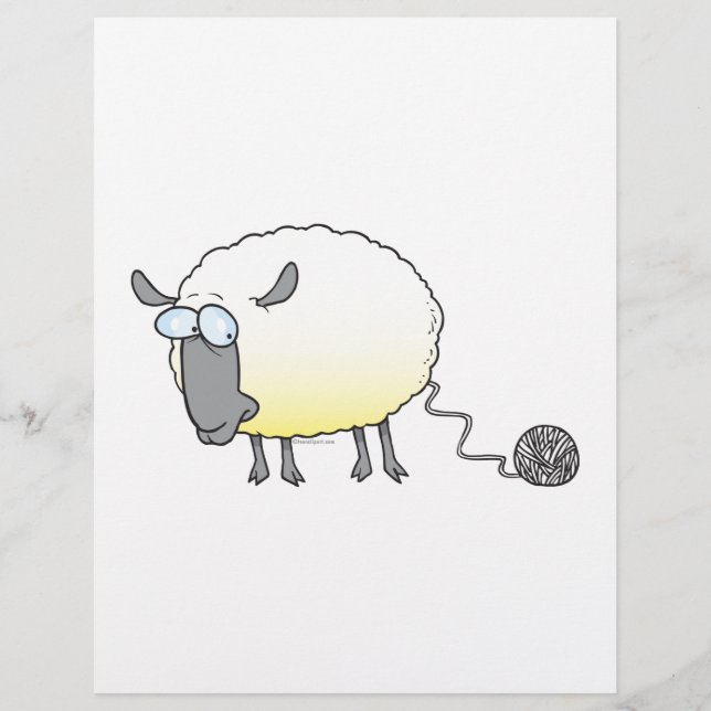 boule drôle de fil cloné dessin animé mouton (Devant)