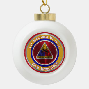 Boule En Céramique 1re division blindée Garde Noël