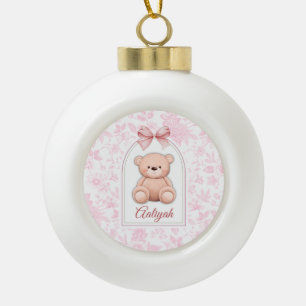 Boule En Céramique Aaliyah Conception personnalisée d'ours en peluc