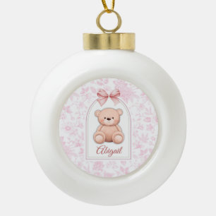 Boule En Céramique Abigail Conception personnalisée d'ours en peluc