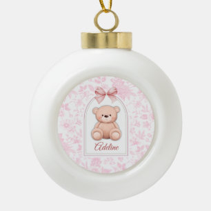 Boule En Céramique Adeline Conception personnalisée d'ours en peluc