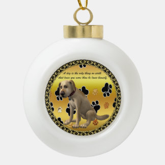 Boule En Céramique Adorable dog sitting with a cute fun quote