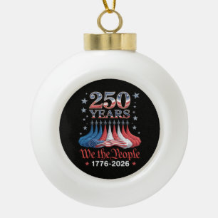 Boule En Céramique Amérique 250 Ans 4 juillet