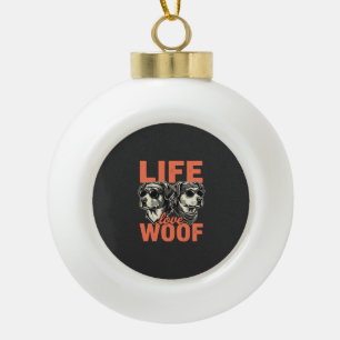 Boule En Céramique Amour de la vie Amour de chien