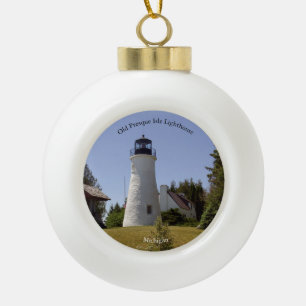 Boule En Céramique Ancien phare de Presque Isle