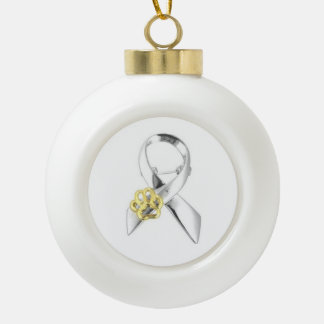 Boule En Céramique Animal awareness Hanging a Christmas tree 